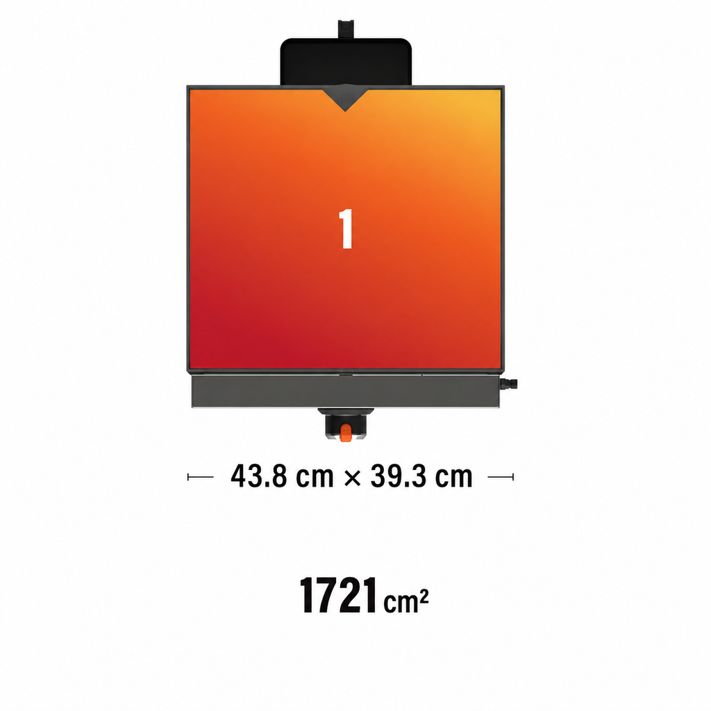 Grătar pe Gaz Blackstone 17" cu Capac - Plită Plancha Compactă de Camping
