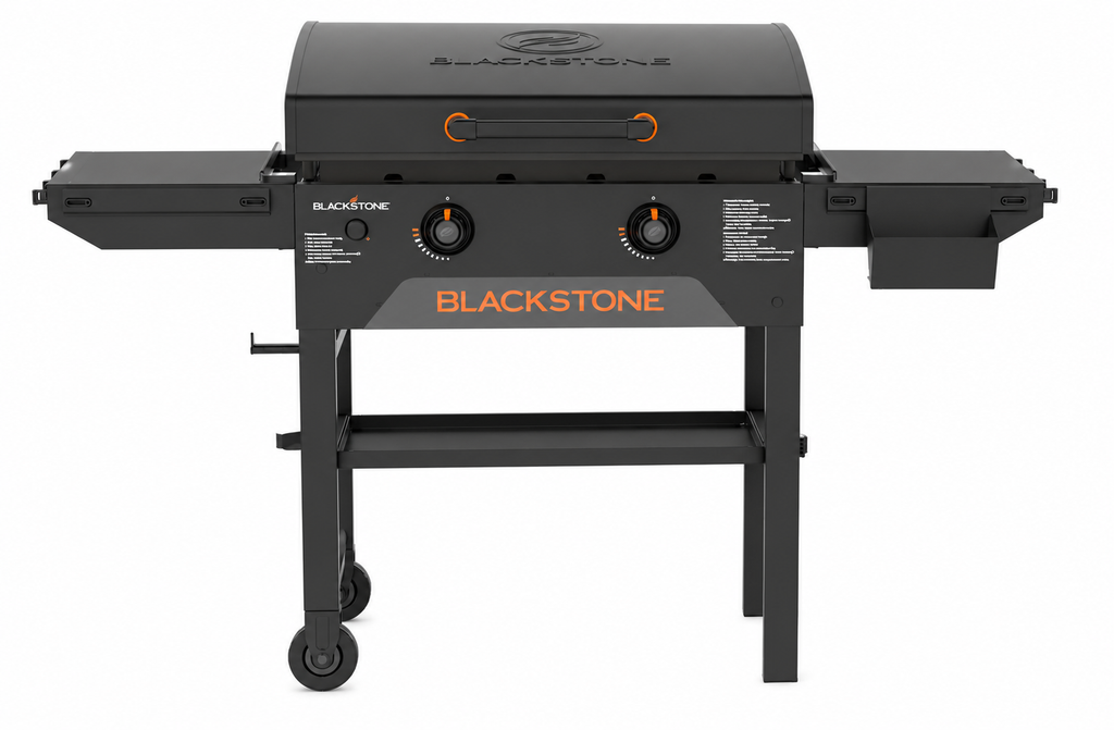Grătar pe gaz Blackstone 28" Omnivore - Plită plancha cu 2 arzătoare și capac