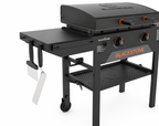 Grătar pe gaz Blackstone 28" Omnivore - Plită plancha cu 2 arzătoare și capac