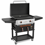Grătar pe Gaz Blackstone 28" cu Air Fryer - Plită Plancha și Friteuză 2-în-1