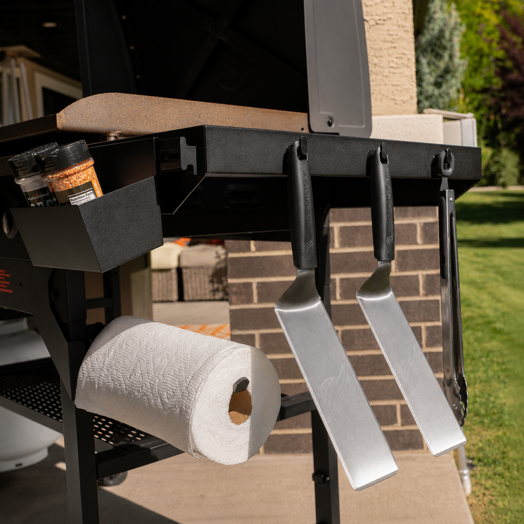 Grătar pe Gaz Blackstone 36" Iron Forged - Plită Plancha Profesională cu 4 Arzătoare și Capac