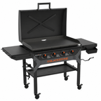 Grătar pe Gaz Blackstone 36" Iron Forged - Plită Plancha Profesională cu 4 Arzătoare și Capac