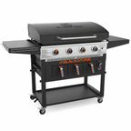 Grătar pe Gaz Blackstone 36" cu Air Fryer - Plită Plancha și Friteuză 2-în-1