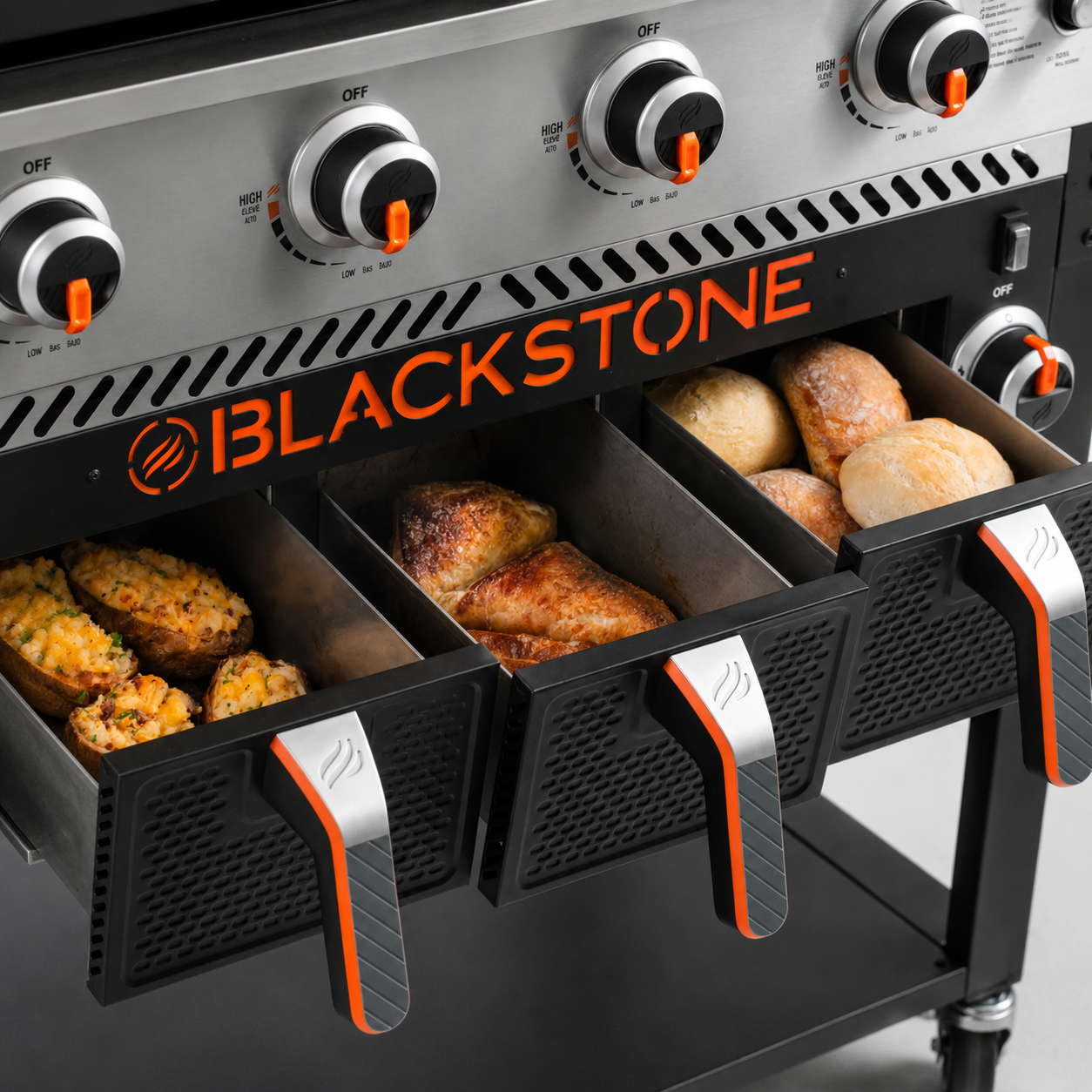 Grătar pe Gaz Blackstone 36" cu Air Fryer - Plită Plancha și Friteuză 2-în-1