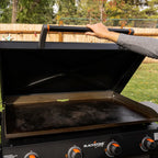 Grătar pe Gaz Blackstone 36" Culinary - Plită Plancha Profesională cu 4 Arzătoare, Dulap și Capac