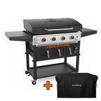 Grătar pe Gaz Blackstone 36" cu Air Fryer - Plită Plancha și Friteuză 2-în-1 + Husa